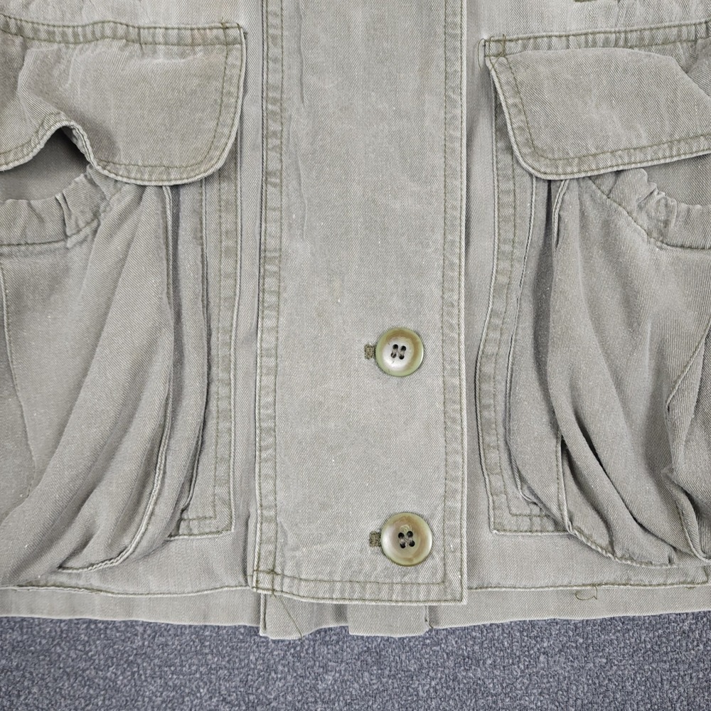 Banana Republic Safari Travel Clothing Co. Utility Jacket Khaki Green‎ Size P - Picture 3 of 14